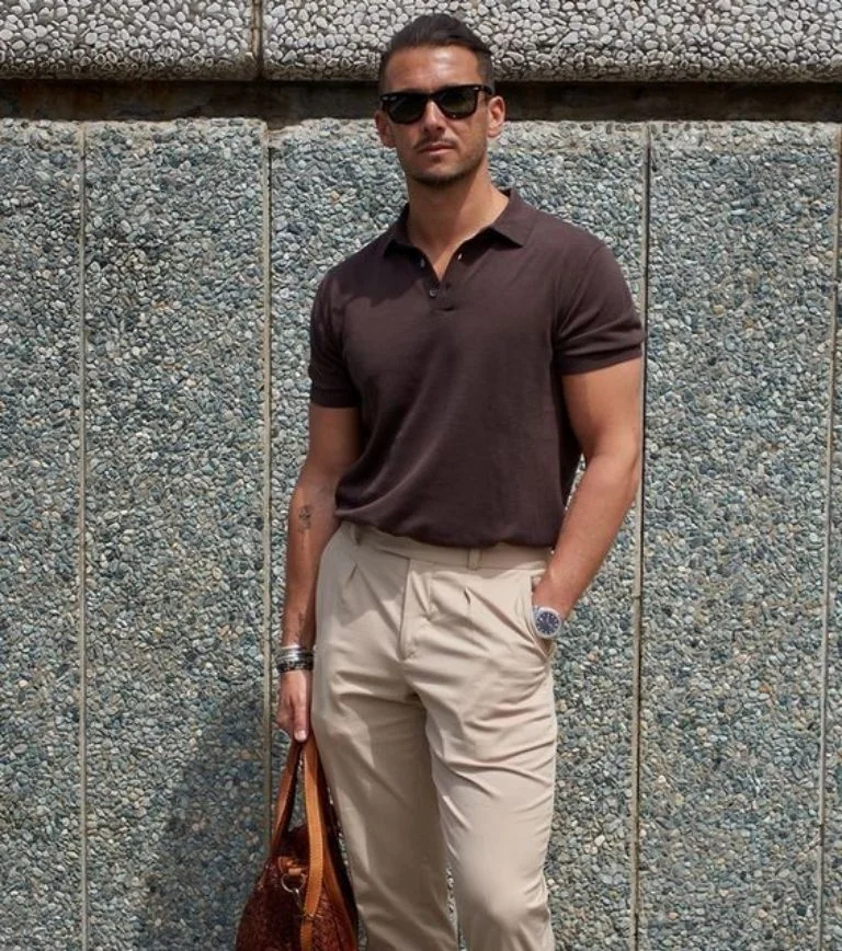 Brown Polo Outfit