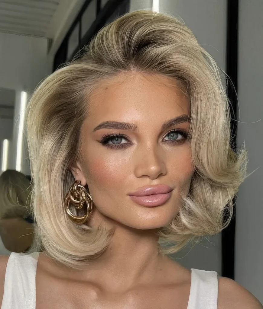 Midi Blonde Bob