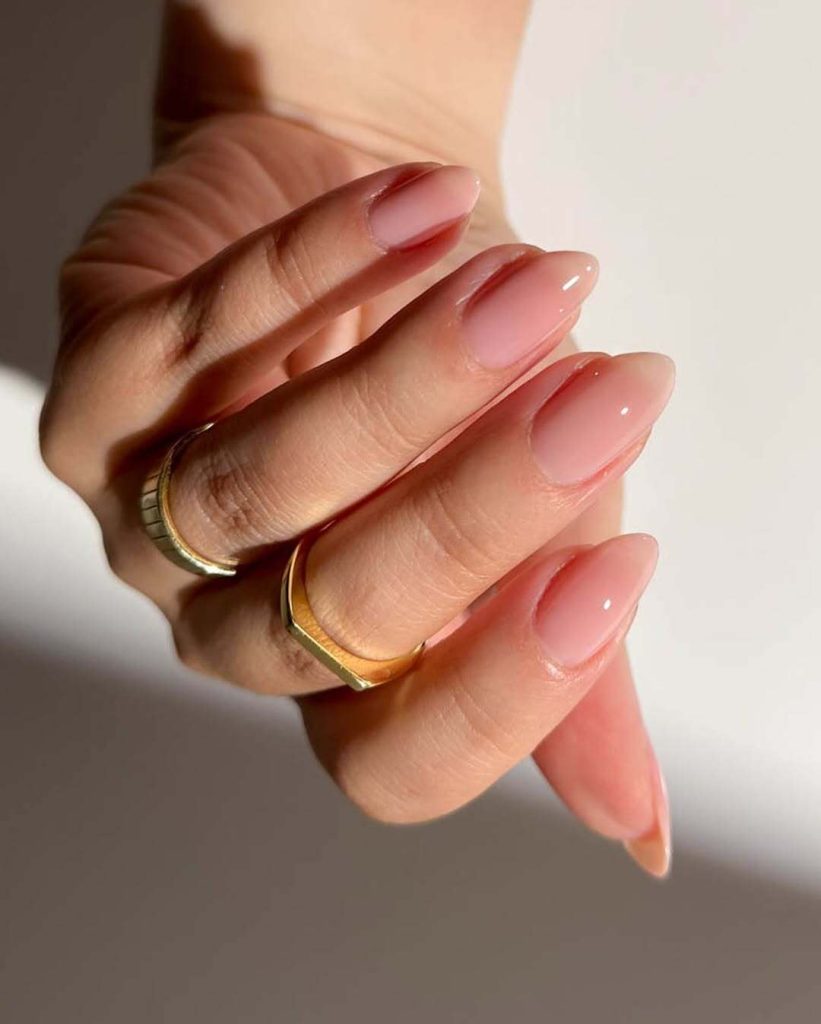 Nude Gloss Nails
