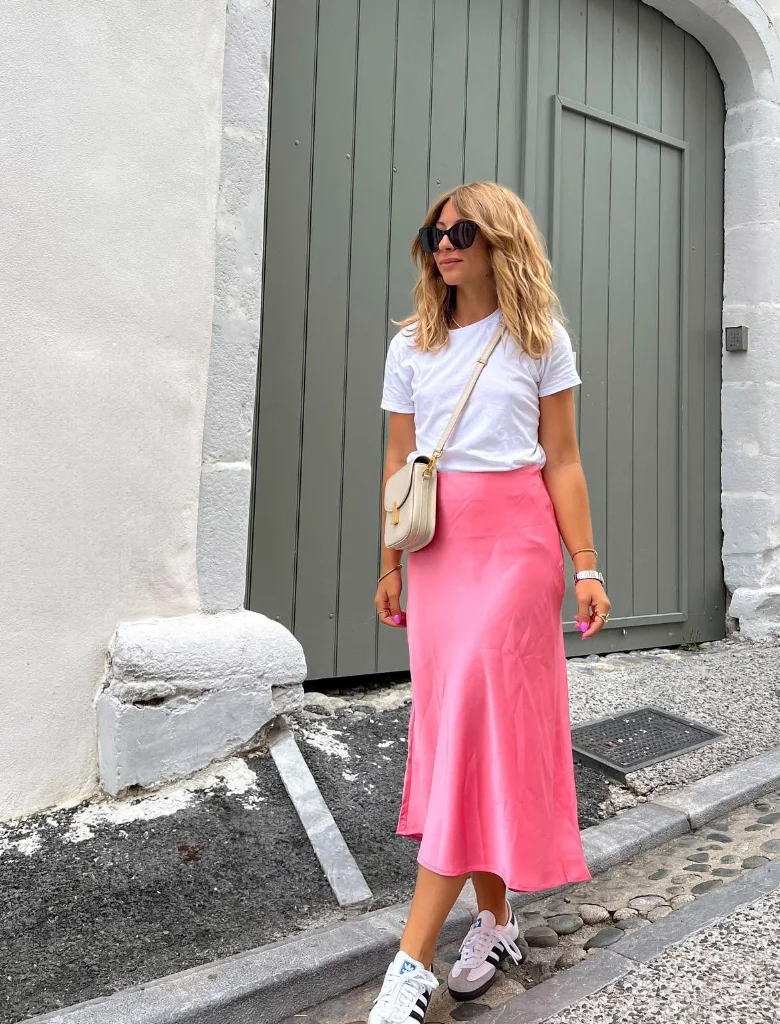 Satin Skirt Outfits