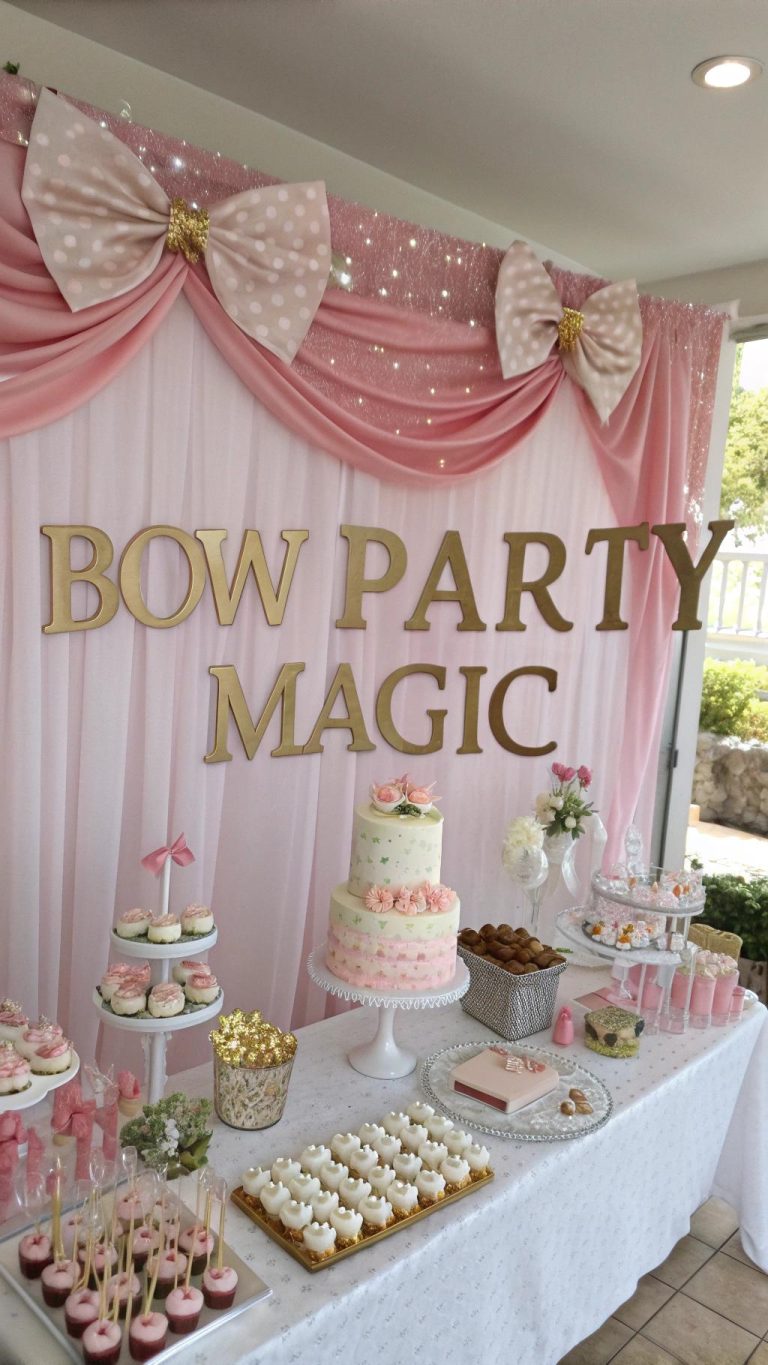 20 Bow Birthday Party Ideas That Wow Your Guests